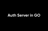 Auth Server in GO